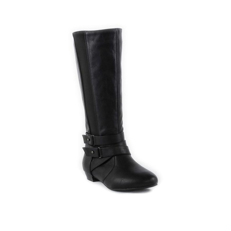 shoe zone wide fit boots