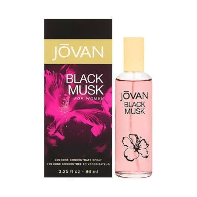 Jovan Black Musk by Jovan for Women Cologne Concentrate Spray 3.25 oz 