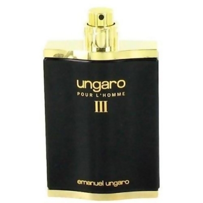 Ungaro III Pour L'Homme by Ungaro TESTER for Men Eau de Toilette Spray 3.4 oz 