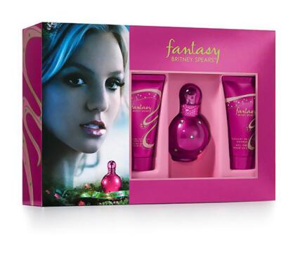 Fantasy by Britney Spears for Women 3 Piece Set Includes: Eau de Parfum Spray 1.0 oz + Body Souffle 1.7 oz + Shower Gel 1.7 oz 