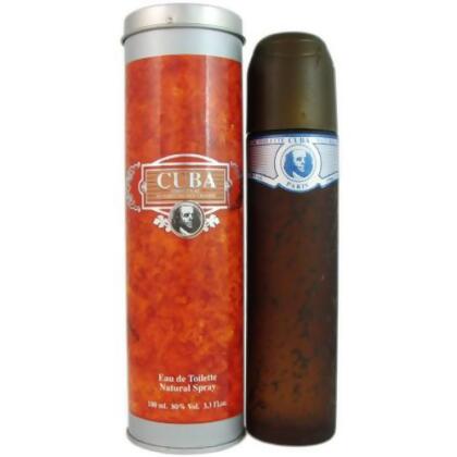 Cuba Blue Cologne by Cuba for Men Eau de Toilette Spray 3.4 oz