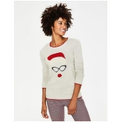 Christmas Jumper Multi Women Boden, Multi Christmas Jumper Multi Women Boden, Multi