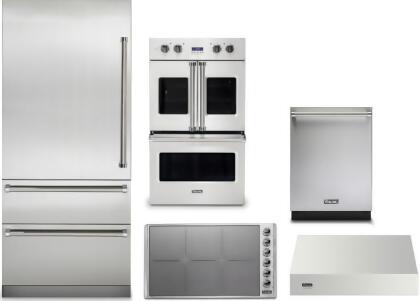 Viking 7 5 Piece Kitchen Appliances Package with Bottom ...