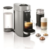 NESPRESSO by Magimix Vertuo Plus Coffee Machine with Aeroccino - Silver NESPRESSO by Magimix Vertuo Plus Coffee Machine with Aeroccino - Silver