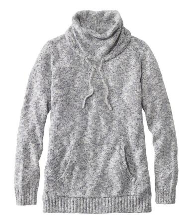 ll bean cowl neck sweatshirt