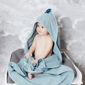 Organic Cotton Baby Bath Cape Organic Cotton Baby Bath Cape