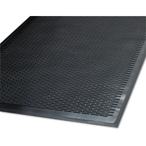 Clean Step Outdoor Rubber Scraper Mat Polypropylene 48 X 72 Black - All