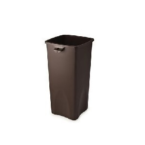 23 Gal Square Base Receptacle Brown - All