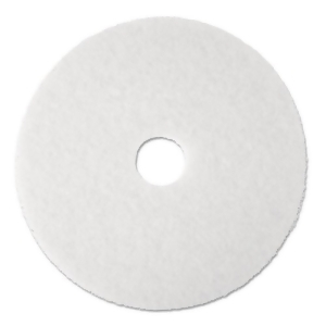 Super Polish Floor Pad 4100 19 White 5/Carton - All