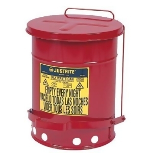 10 Gallon Oily Waste Can With Lever - All
