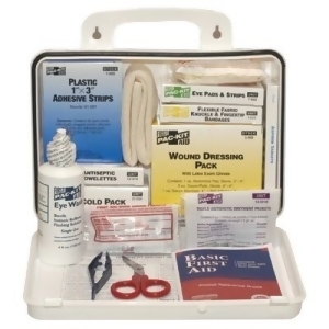 25 Person Plastic Industrial First Aid Kit Weatherproof - All