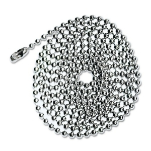 Id Badge Holder Chain Ball Chain Style 36 Long Nickel Plated 100/ - All