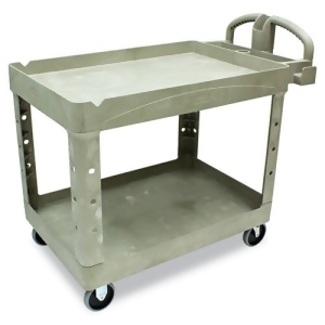 Heavy-duty Utility Cart Two-Shelf 25-1/4W X 44D X 39H Beige - All