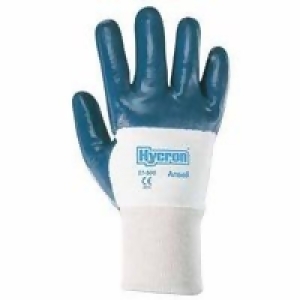 Hycron Nitrile Coated Gloves 9 Blue - All