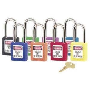 6 Pin Tumbler Purple Safety Lockout Padlock K.d. - All