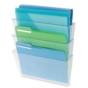 Deflect-o Three Pack Stackable Letter Wall Pocket - All