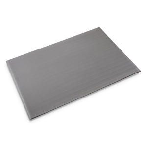 Ribbed Anti-Fatigue Mat Vinyl 36 X 60 Gray - All