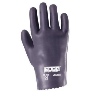 Edge Nitrile Gloves Slip-On Cuff Interlock Knit Lined Size 9 - All