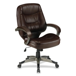 Lorell Westlake Series Mid Back Management Chair - All