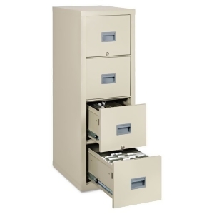 Patriot Insulated Four-Drawer Fire File 17-3/4W X 25D X 52-3/4H Parc - All