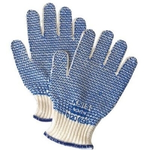 Grip Nr Ambidetrous String Knit Cotton Glove Blu - All