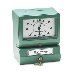 Model 150 Analog Automatic Print Time Clock With Month/Date/1-12 Hours - All
