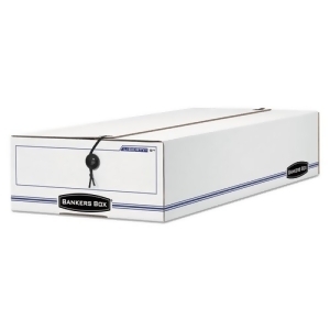 Liberty Basic Storage Box Check/Voucher 9 X 14-1/4 X 4 White/Blue - All