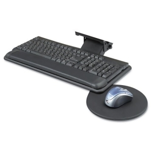 Adjustable Keyboard Platform With Swivel Mouse Tray 18-1/2W X 9-1/2D - All