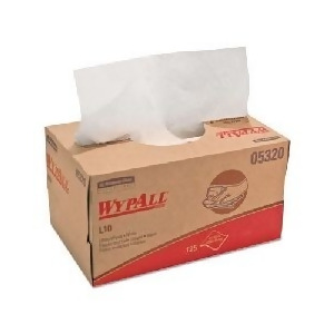 Wypall L10 Utility Wipers 9 x 10.5 Pop-up Box White - All