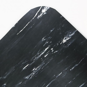 Cushion-step Mat Rubber 36 X 72 Marbleized Black - All