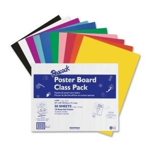 Pacon Peacock Poster Board Class Pack - All