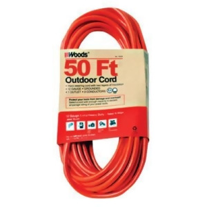 Outdoor Round Vinyl Extension Cord 100 ft - All