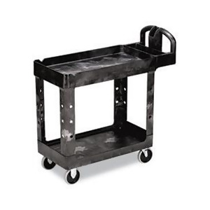 Heavy-duty Utility Cart Two-Shelf 17-1/8W X 38-1/2D X 38-7/8H Black - All