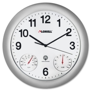 Lorell Analog Temperature/Humidity Wall Clock - All