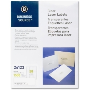 Business Source Clear Mailing Label - All