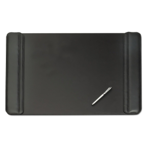 Sagamore Desk Pad W/Flip-Open Side Panels 38 X 24 Black - All