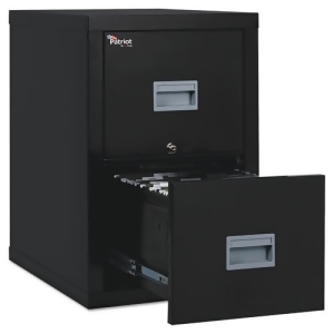 Patriot Insulated Two-Drawer Fire File 17-3/4W X 25D X 27-3/4H Black - All