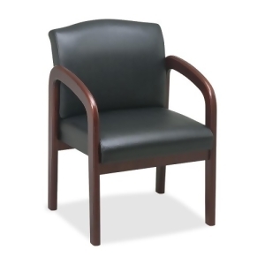 Lorell Deluxe Faux Guest Chair - All