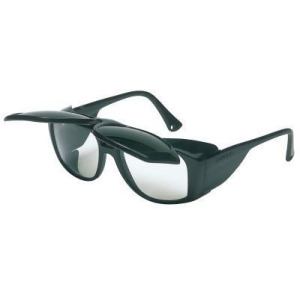 Horizon Black Frame Safety Glasses Shade 5 Flip - All