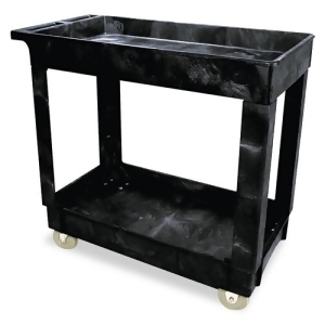 Service/utility Cart Two-Shelf 17W X 38D X 31H Black - All