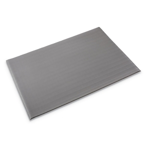 Ribbed Anti-Fatigue Mat Vinyl 27 X 36 Gray - All