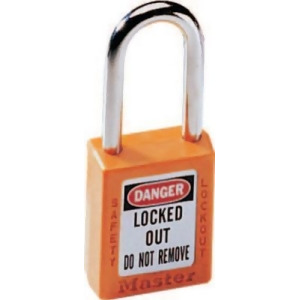 6 Pin Tumbler Orange Safety Lockout Padlock K.d. - All