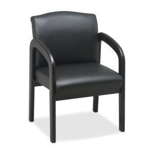 Lorell Deluxe Faux Guest Chair - All
