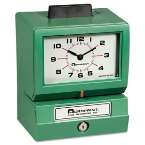 Model 125 Analog Manual Print Time Clock With Month/Date/0-23 Hours/Mi - All