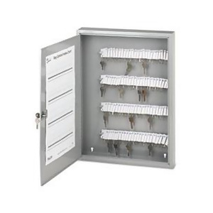 Locking Key Cabinet 100-Key Steel Gray 16 1/2 X 3 X 22 1/2 - All