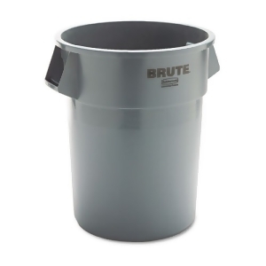 Brute Refuse Container Round Plastic 55Gal Gray - All