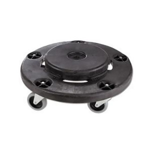 Brute Round Twist On/Off Dolly 250Lb Capacity 18Dia X 6 5/8H Black - All