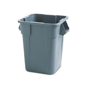 Brute Container Square Polyethylene 40Gal Gray - All