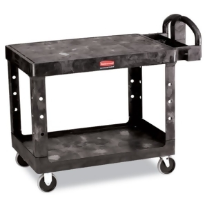 Flat Shelf Utility Cart Two-Shelf 25-1/4W X 44D X 38-1/8H Black - All