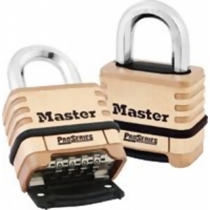 Master Lock Proseries Brass Resettable Combination Lock W/Standard Sha - All